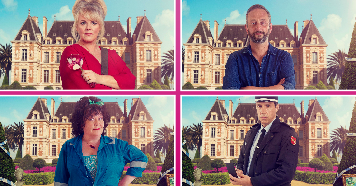 The cast of the Madame Blanc Mysteries