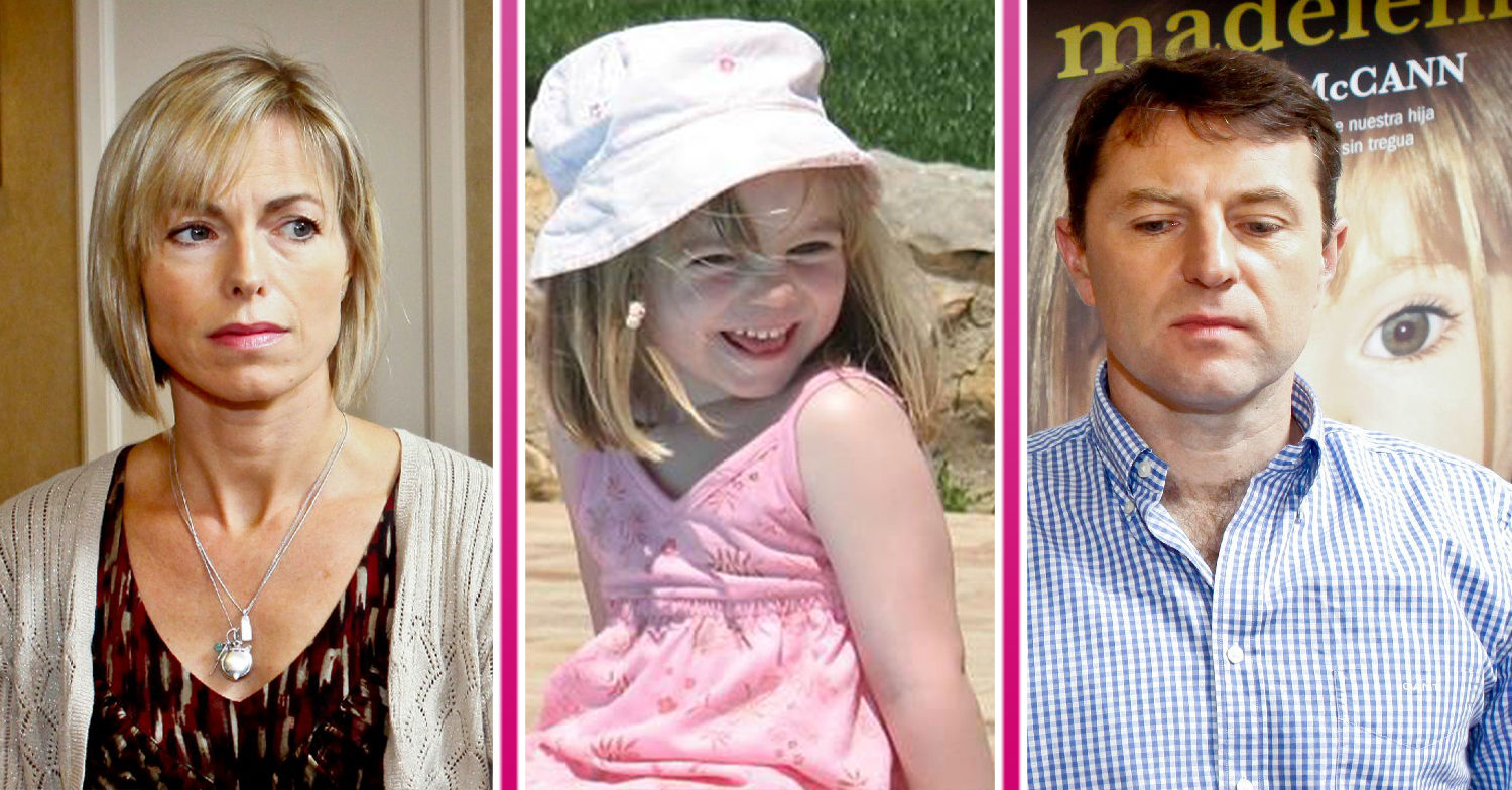 Madeleine McCann and her parents