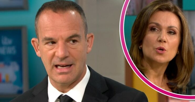 Martin Lewis speaking on GMB and Susanna Reid talking