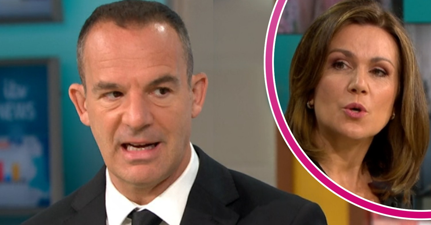 Martin Lewis speaking on GMB and Susanna Reid talking