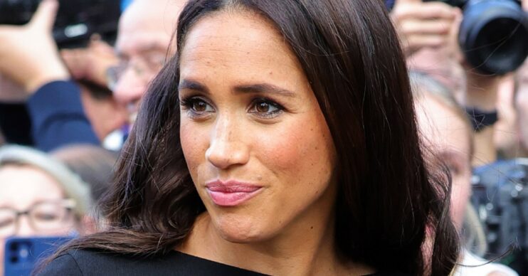 Meghan Markle outside Windsor Castle