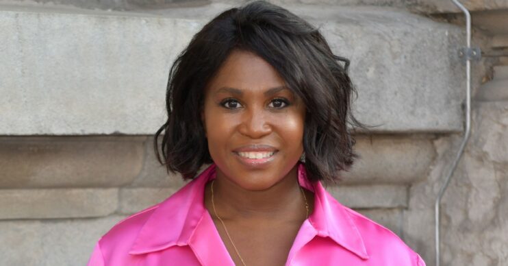 Strictly star Motsi Mabuse smiles for cameras