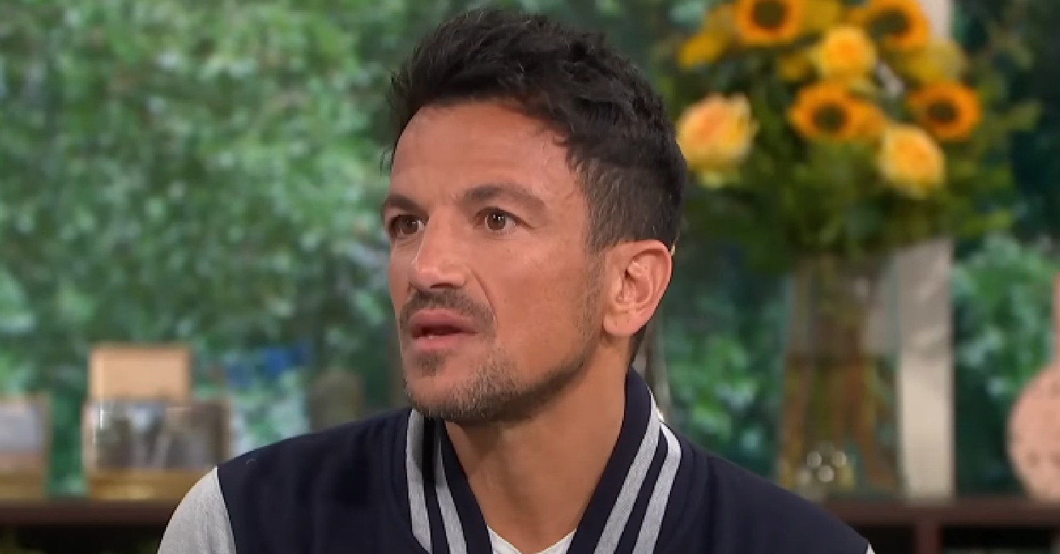 Peter Andre speaking on This Morning