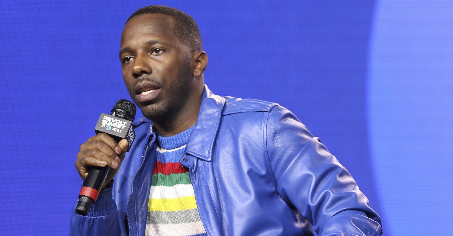 Rich Paul with Microphone
