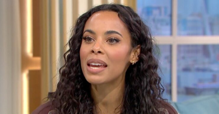 Rochelle Humes talking on This Morning