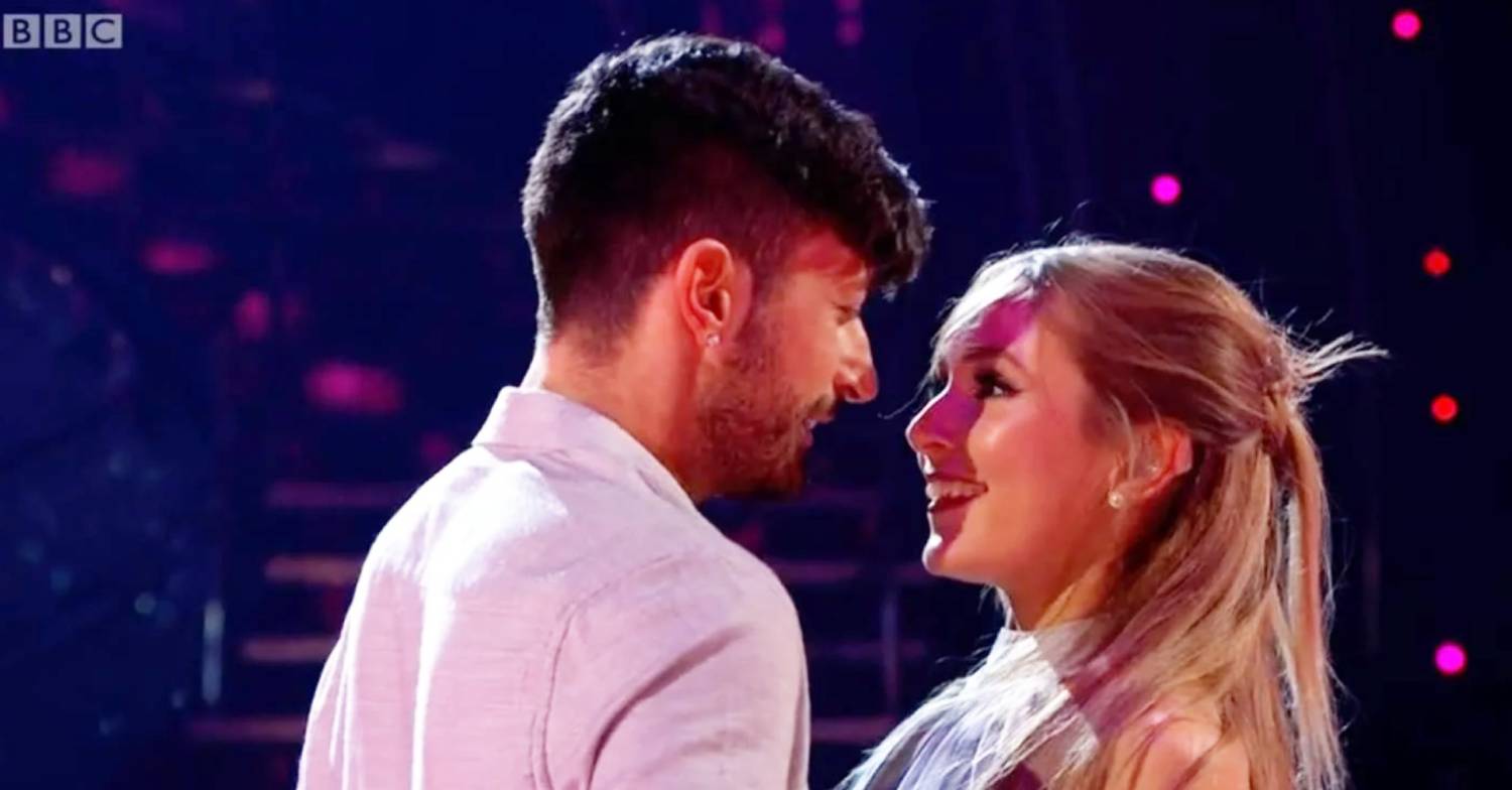 Giovanni Pernice dances with Rose Ayling-Ellis during the Strictly 2021 final