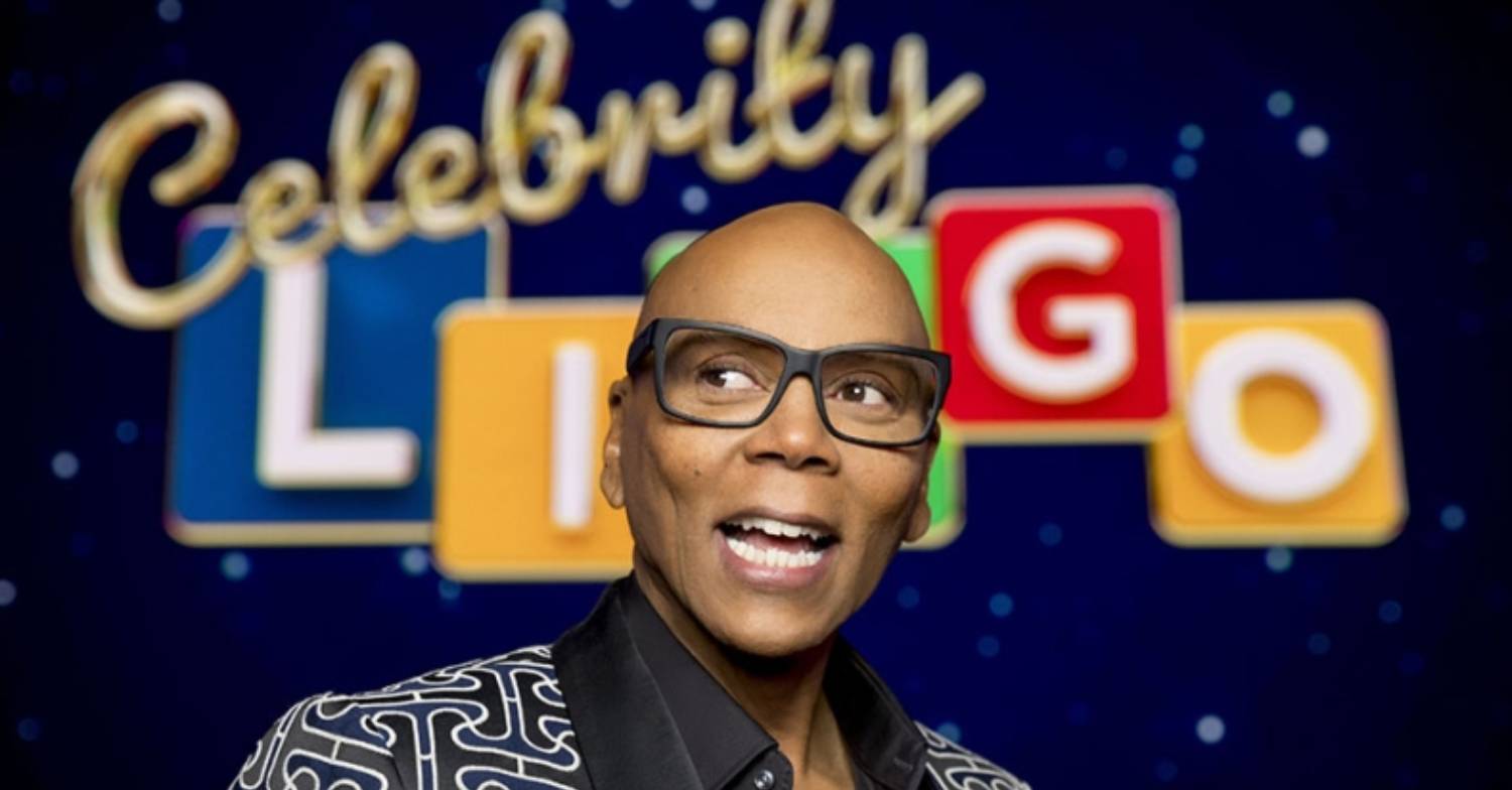 RuPaul, host of Celebrity Lingo, looks aside