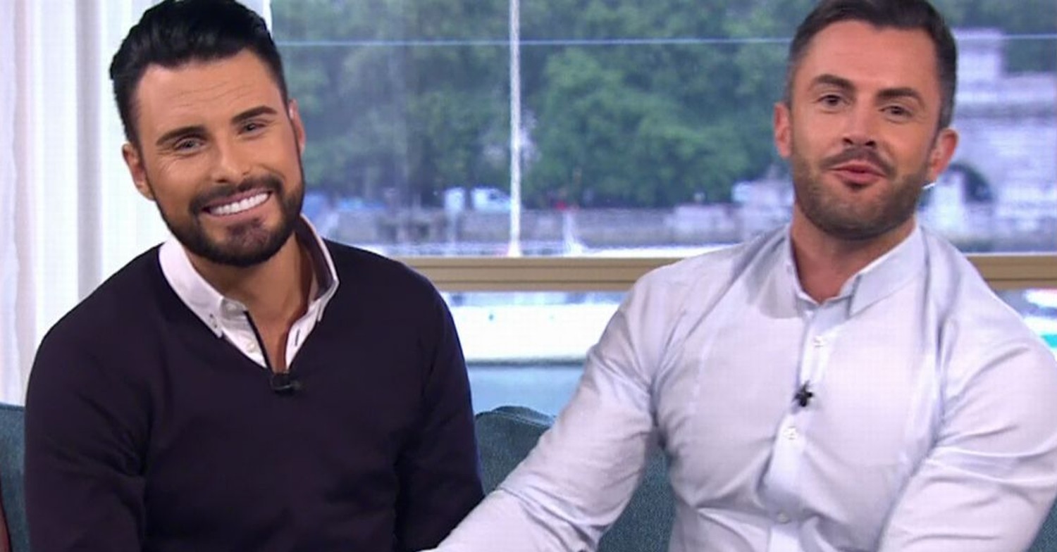 Rylan Clark and his ex husband Dan Neal