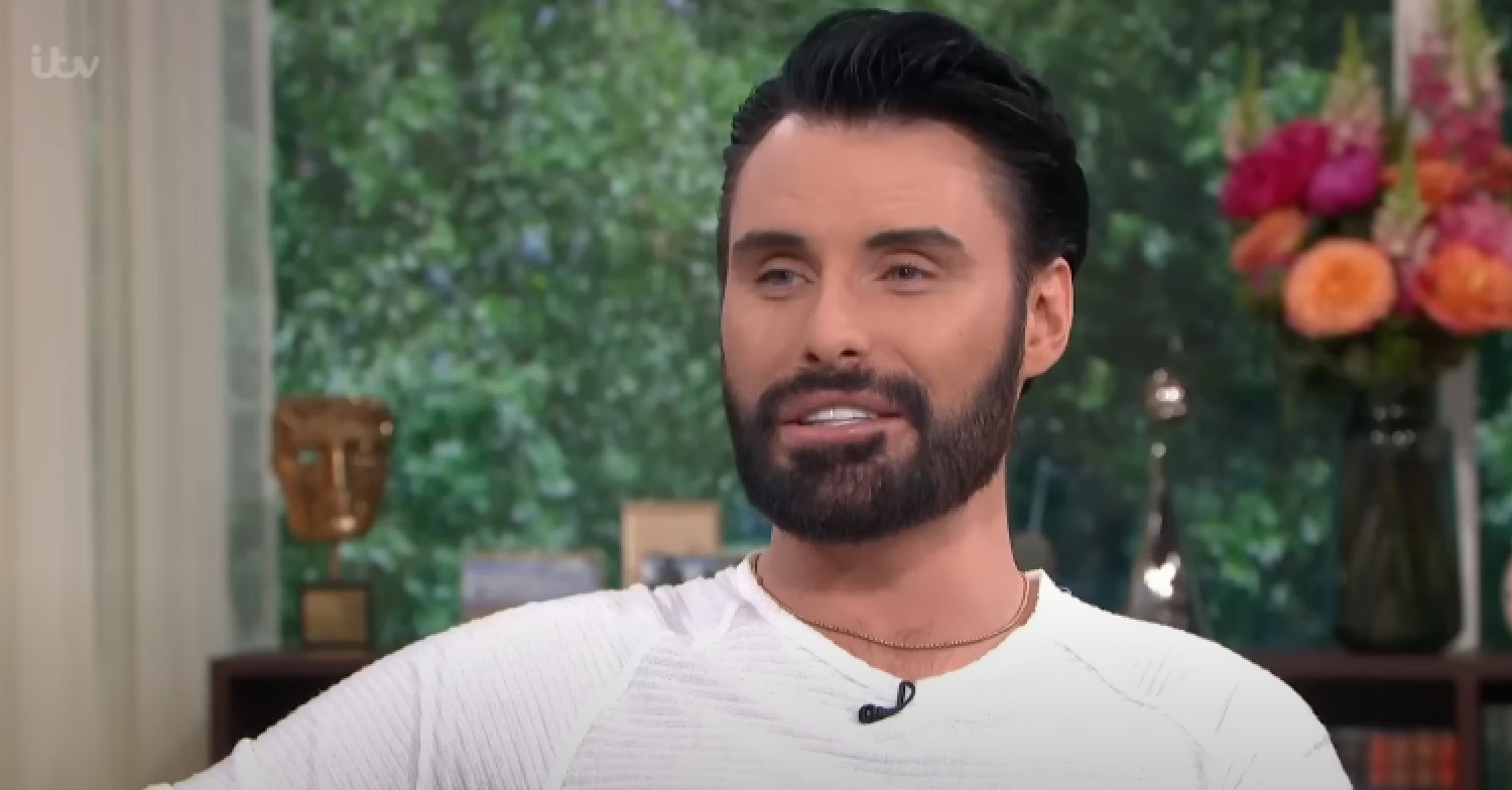 Rylan Clark smiling on This Morning