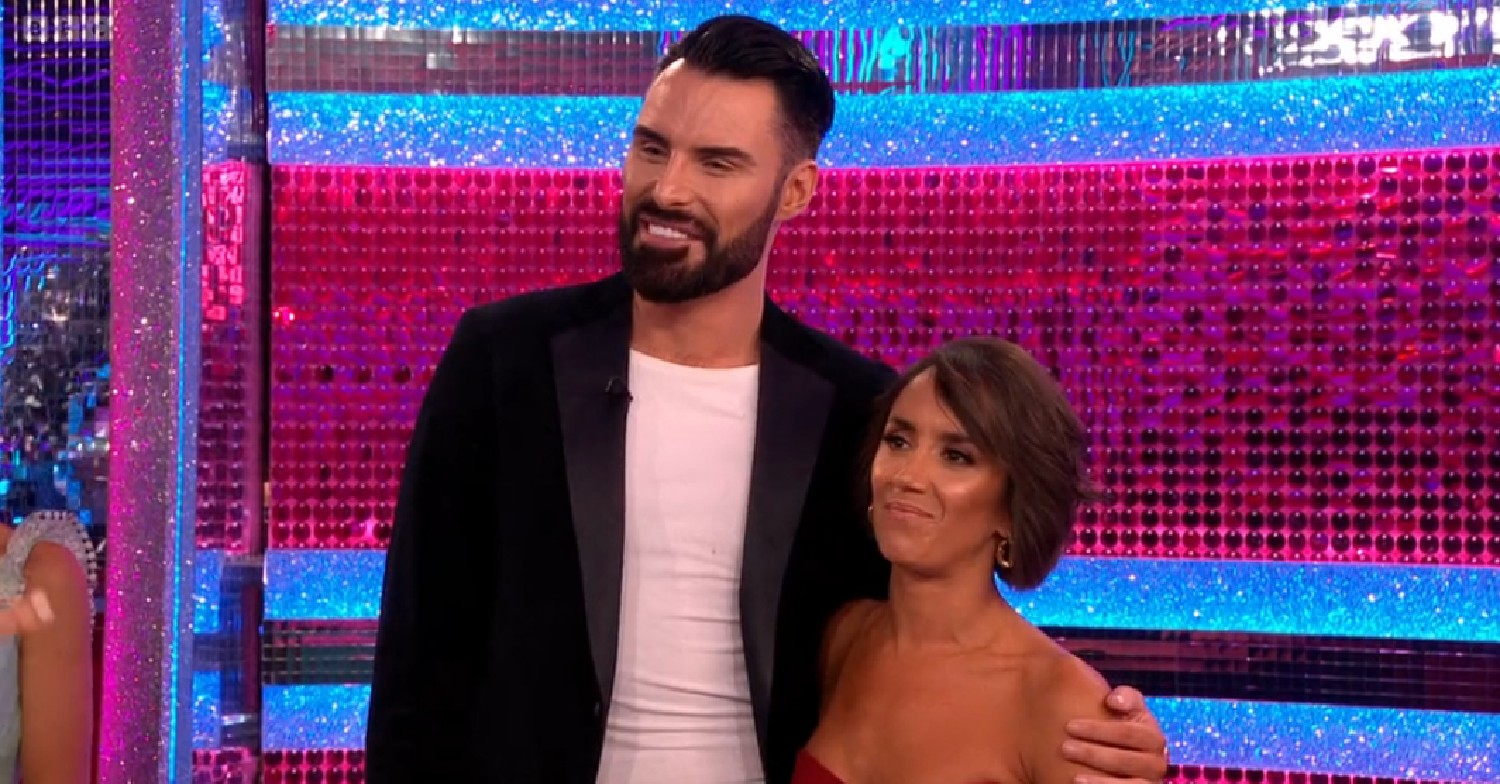 Rylan Clark and Janette Manrara on Strictly
