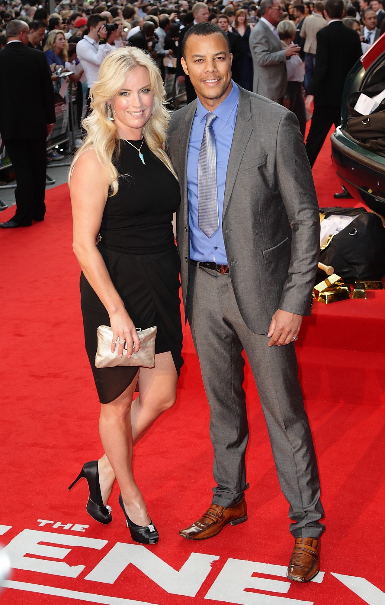 Ceri Ann Gregory and Michael Wildman pose on the red carpet together