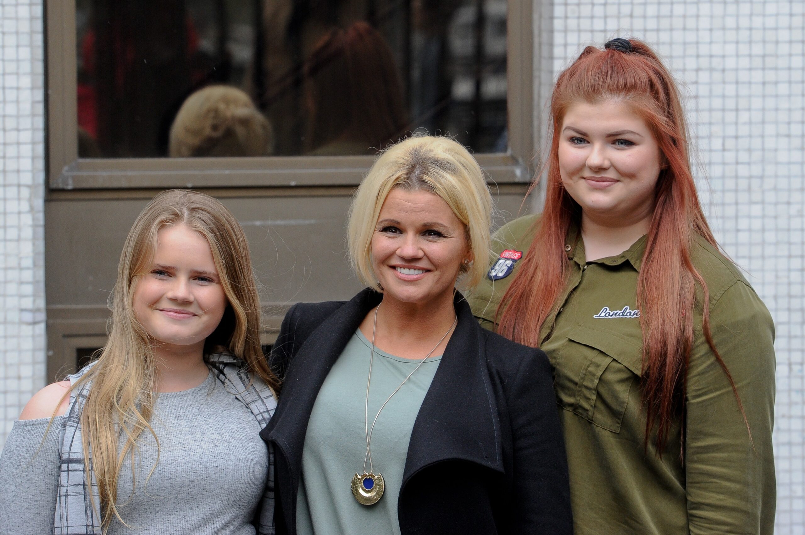 Kerry Katona with her daughters Molly and Lilly.