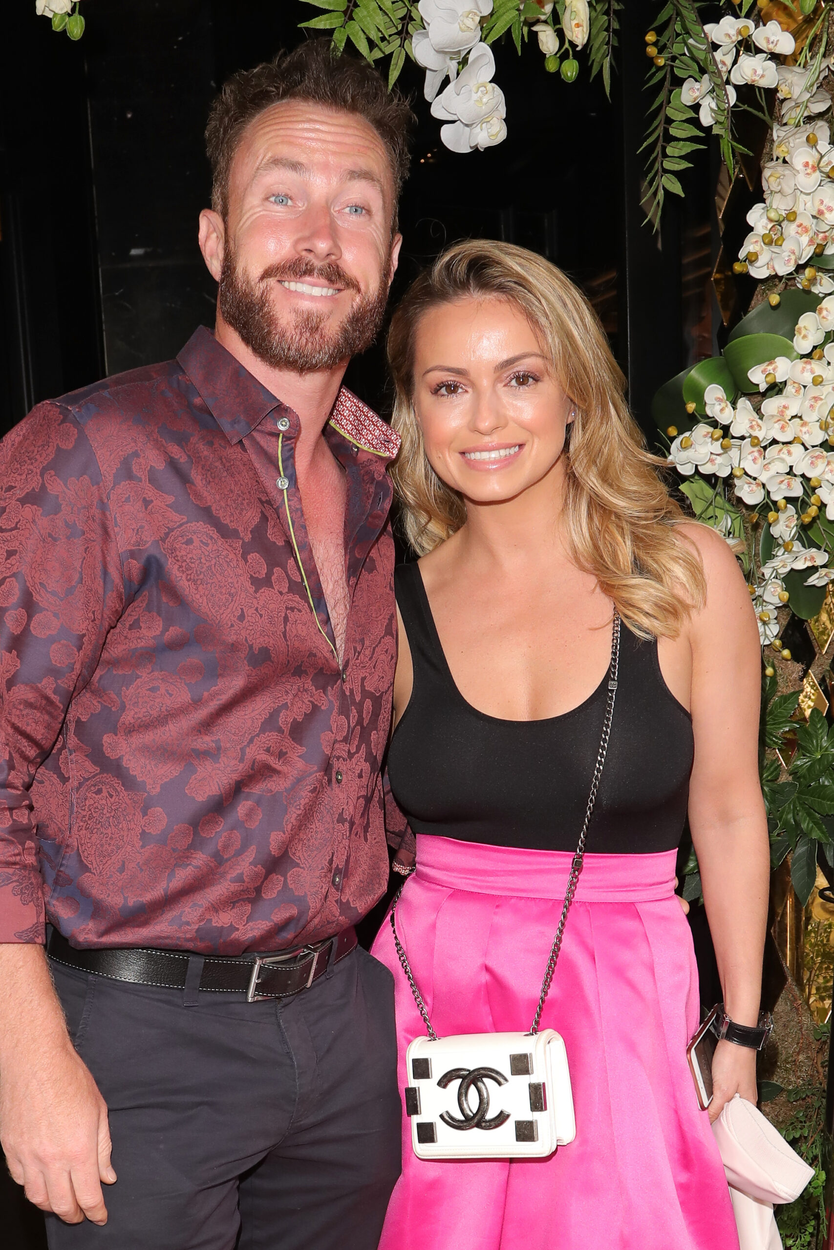 Ola and James Jordan smiling.