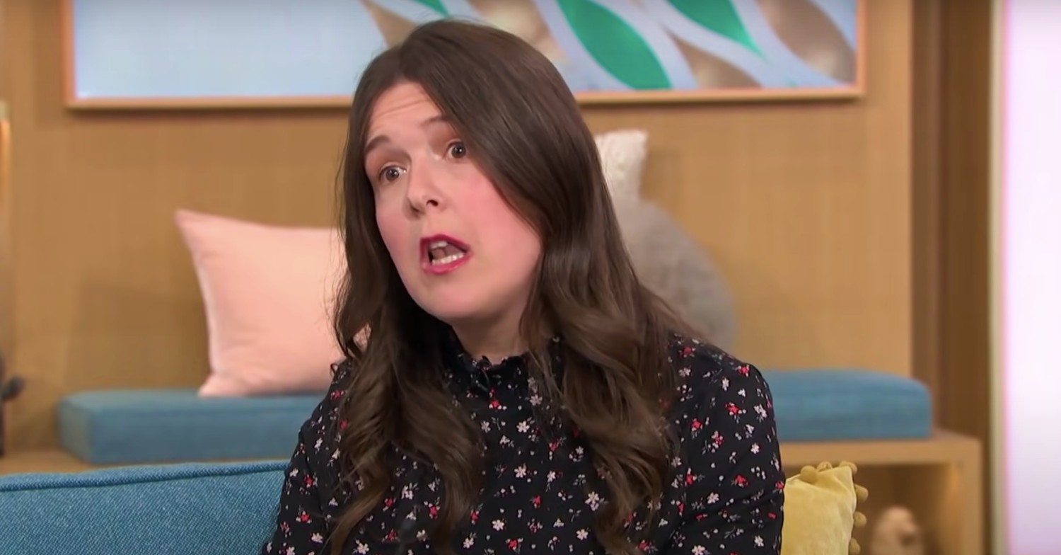 Rosie Jones looks shocked on This Morning