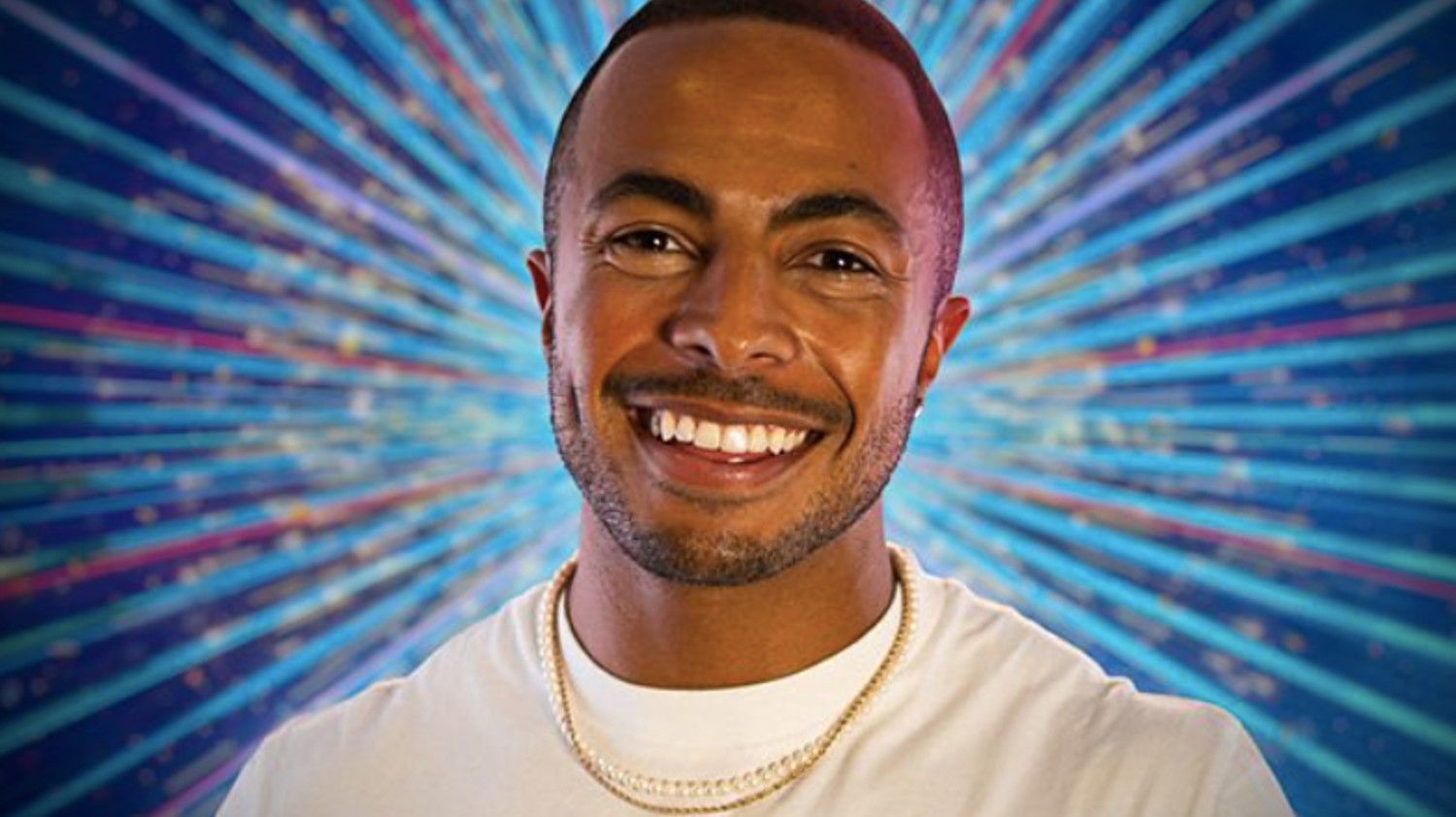 Tyler West smiling on Strictly 