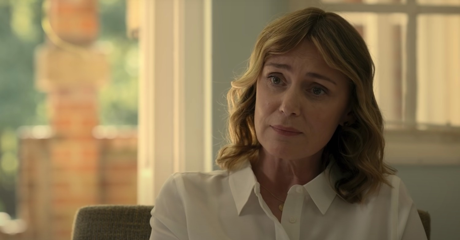 Keeley Hawes looks concerned in The Midwich Cuckoos