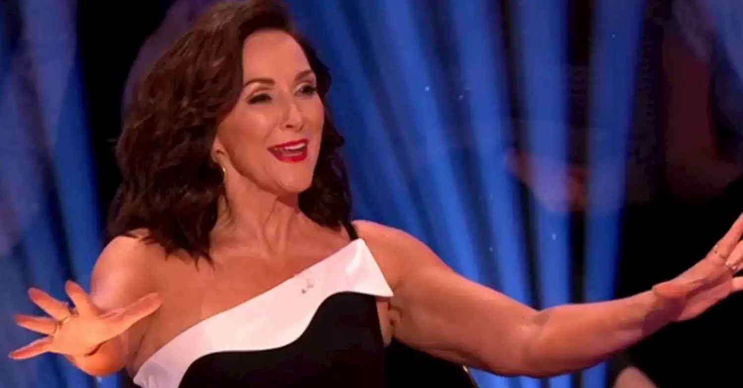 Shirley Ballas giving a standing ovation on Strictly