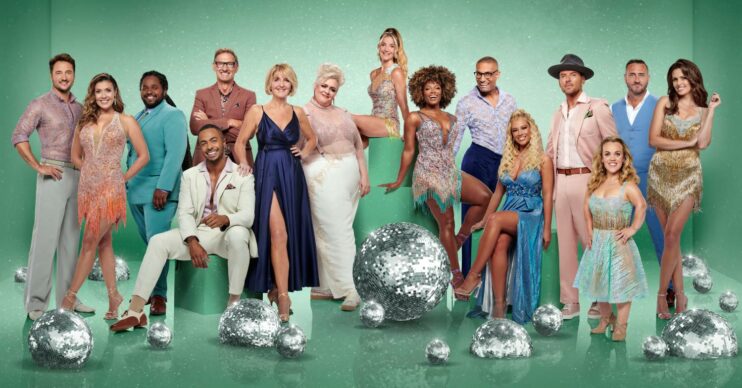 Strictly Come Dancing contestants posing