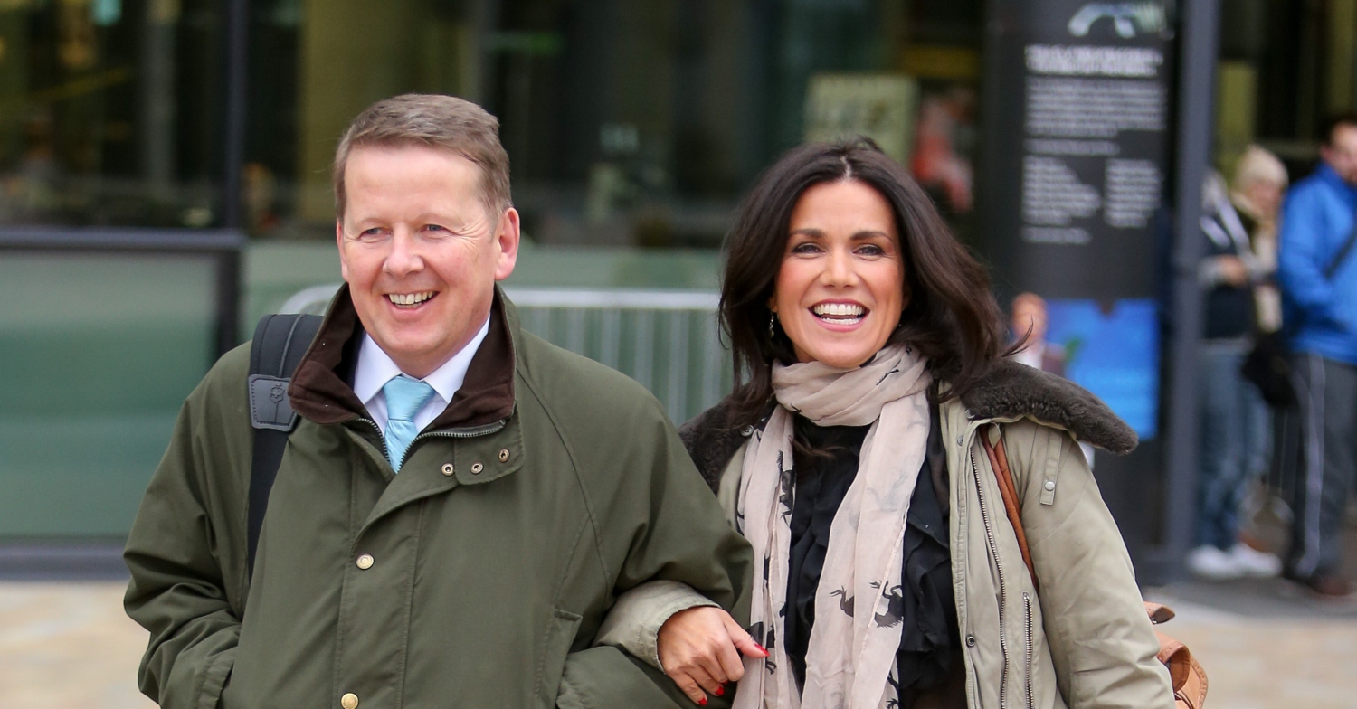 BBC Breakfast hosts Bill Turnbull and Susanna Reid smiling
