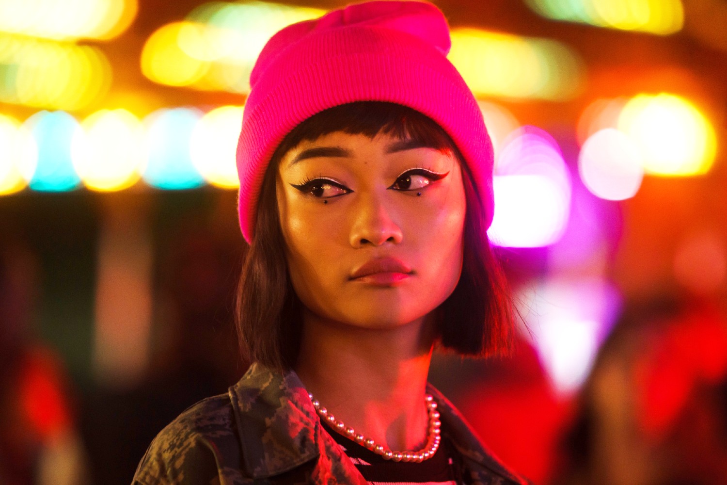 Callina Liang looking to the side in Tell Me Everything