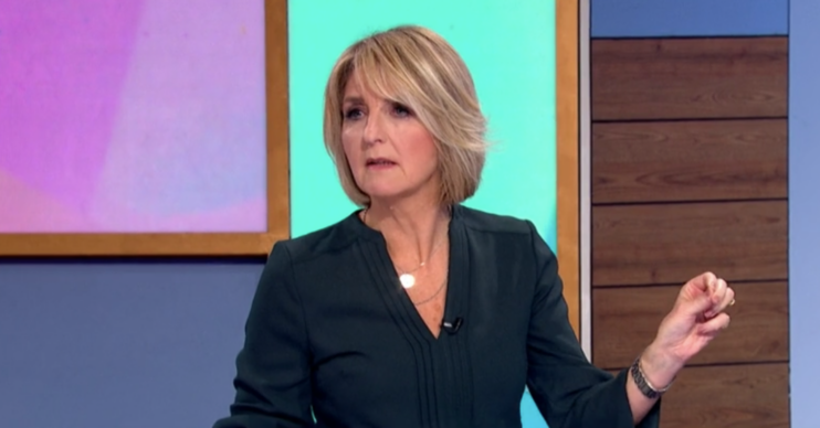 Kaye looking shocked on Loose Women