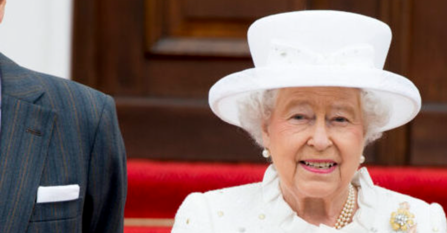 The Queen smiling 