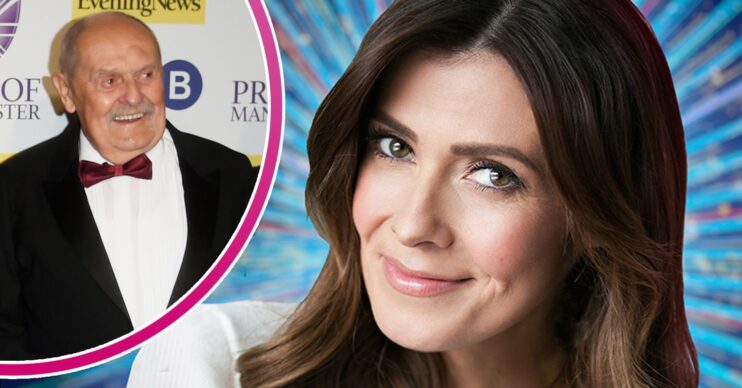 Kym Marsh with her dad