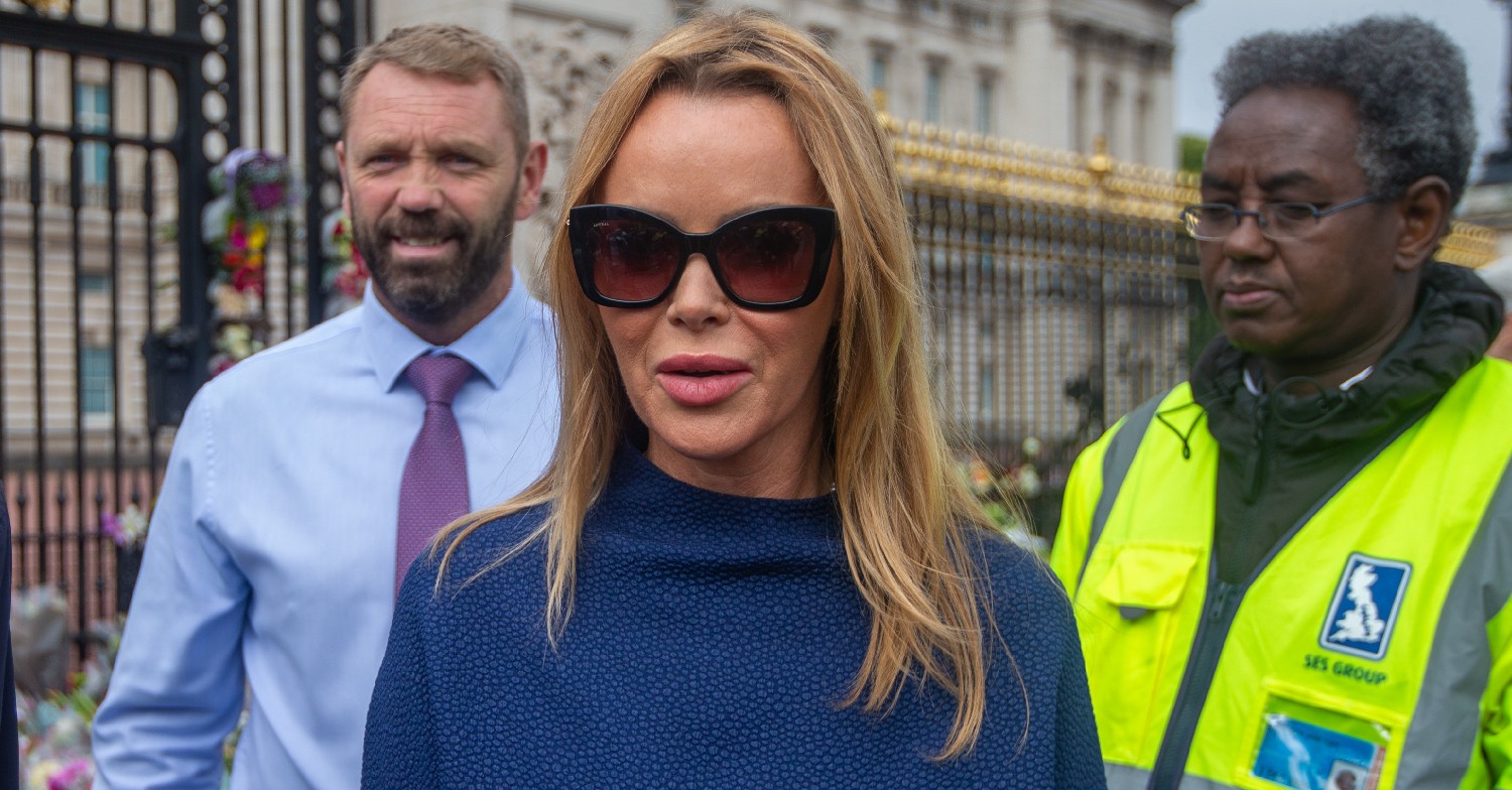 Amanda Holden outside Buckingham Palace