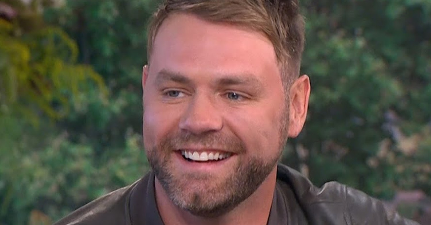 Westlife singer Brian McFadden smiling