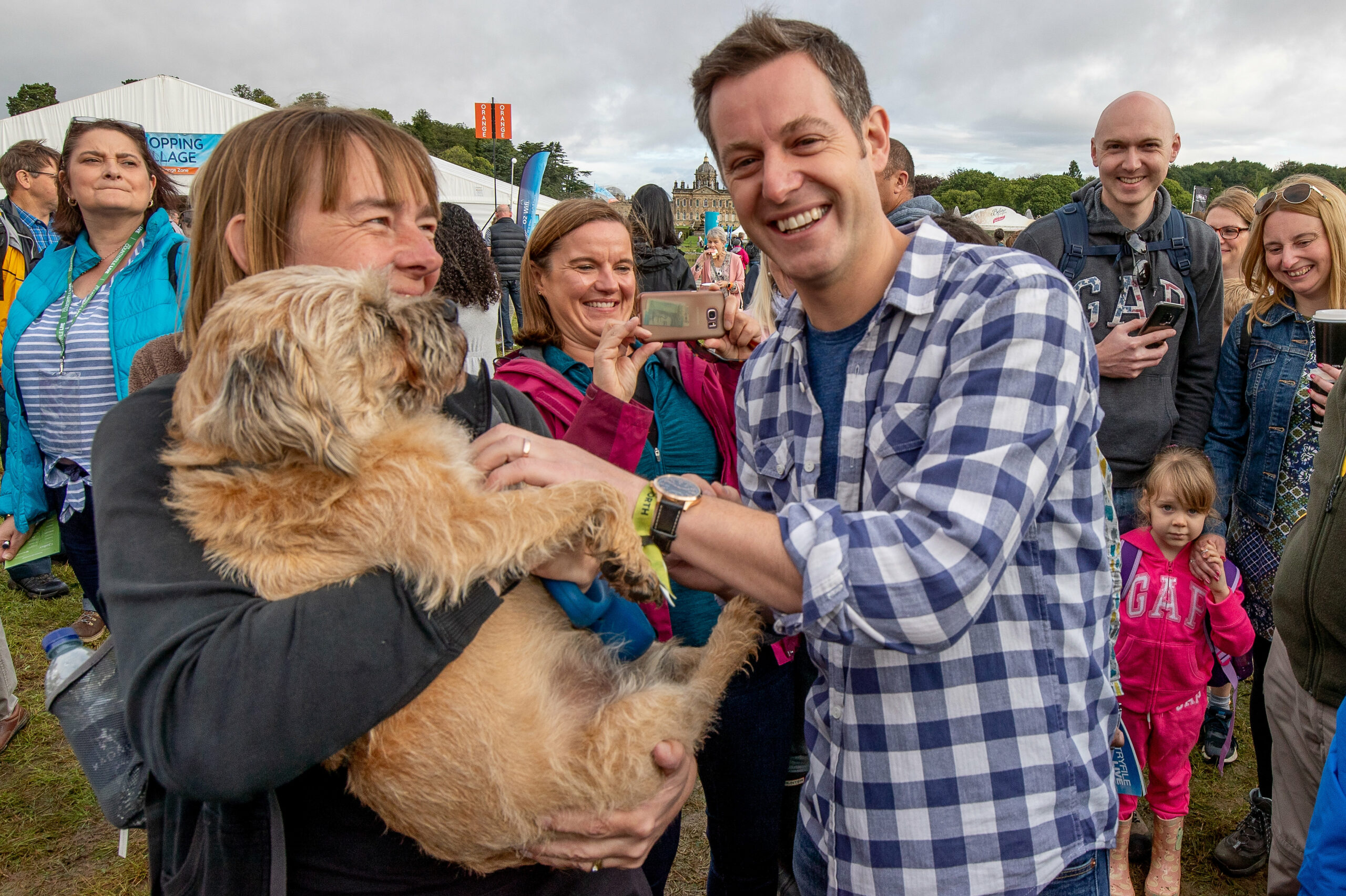 Matt Baker presenting Countryfile for the BBC