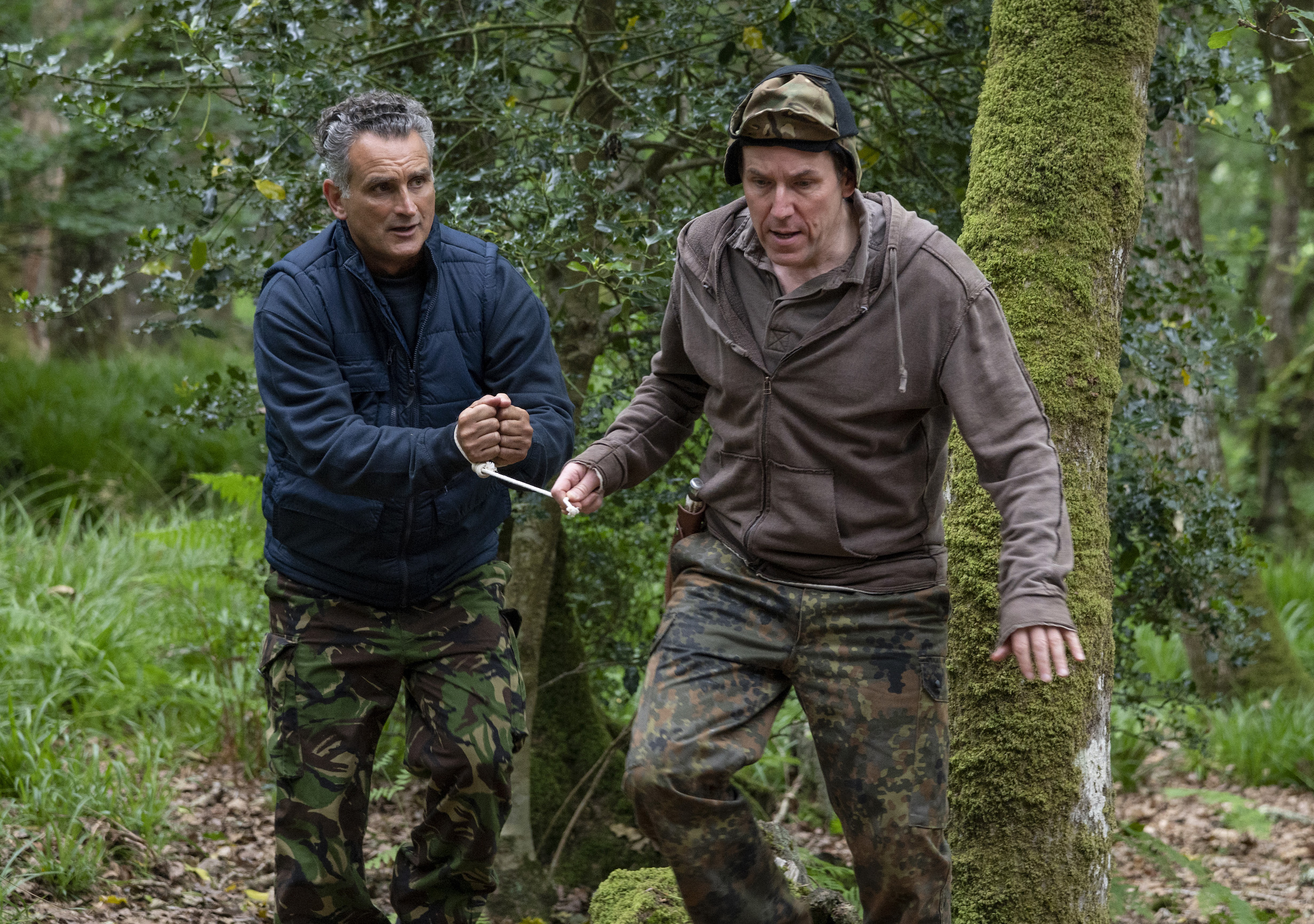 Ben Miller's character takes a hostage in Doc Martin