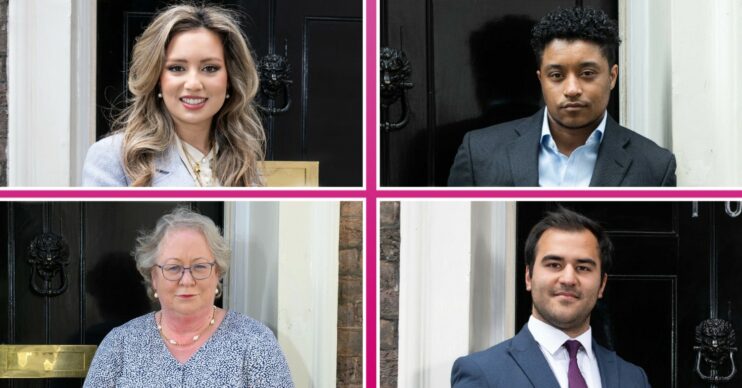 The cast of Make Me Prime Minister