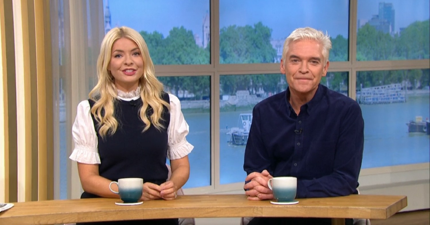 Holly Willoughby and Phillip Schofield on ITV This Morning