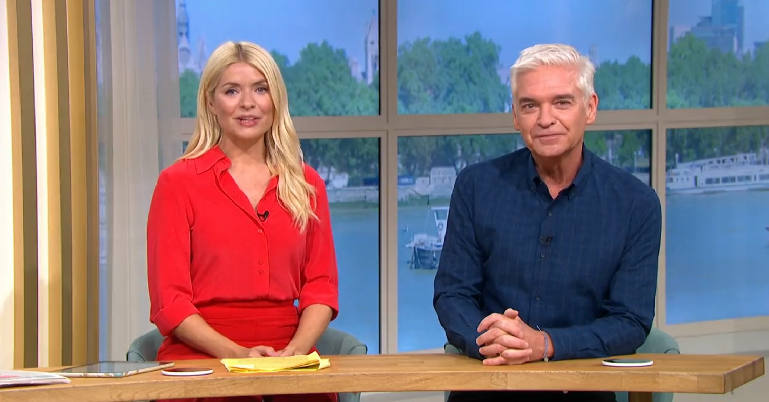 Holly Willoughby and Phillip Schofield on This Morning today