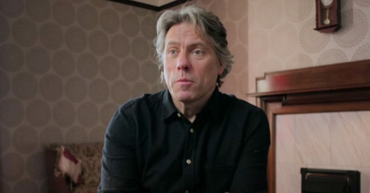 John Bishop speaking to camera