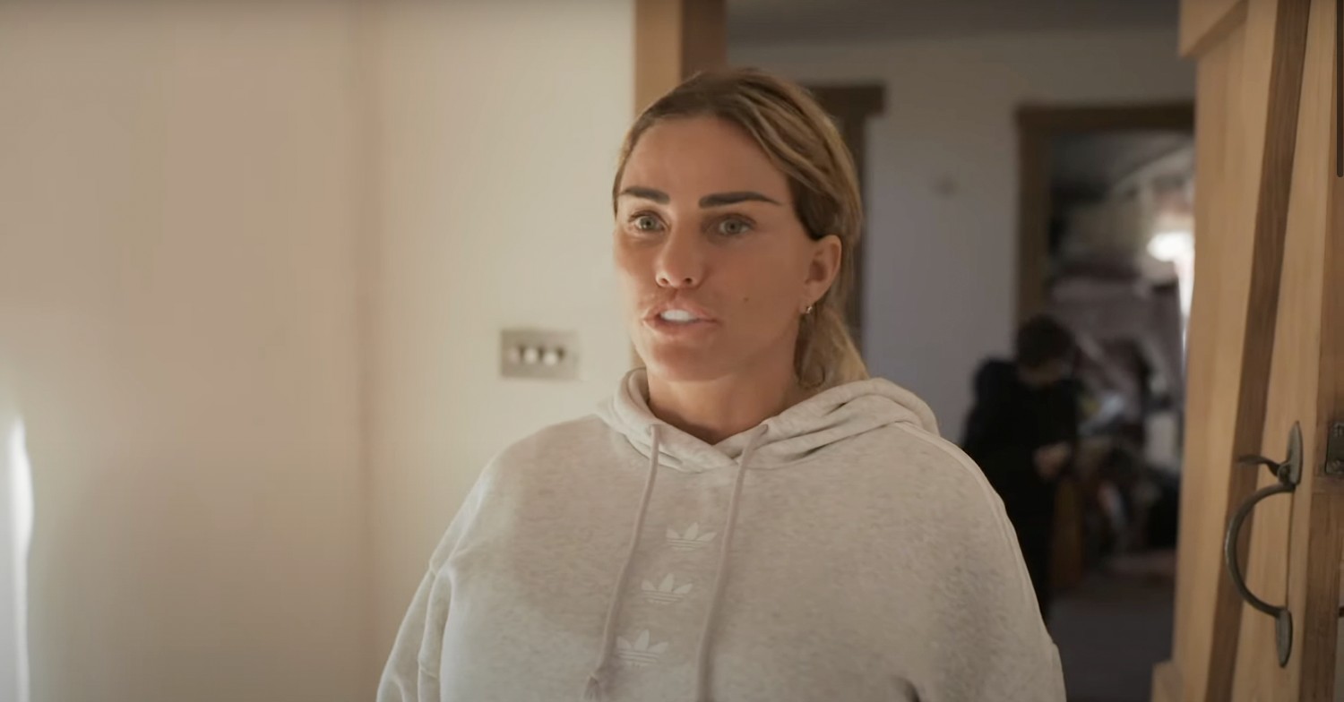 Katie Price speaking in Channel 4 documentary