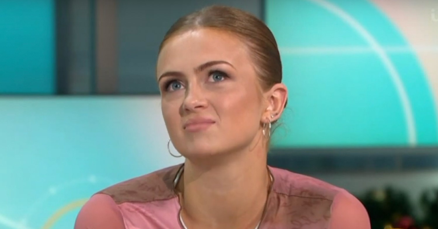 Maisie Smith looking up on GMB