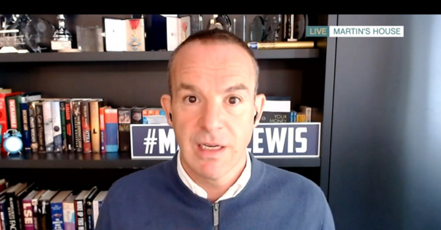 Martin Lewis on This Morning today 