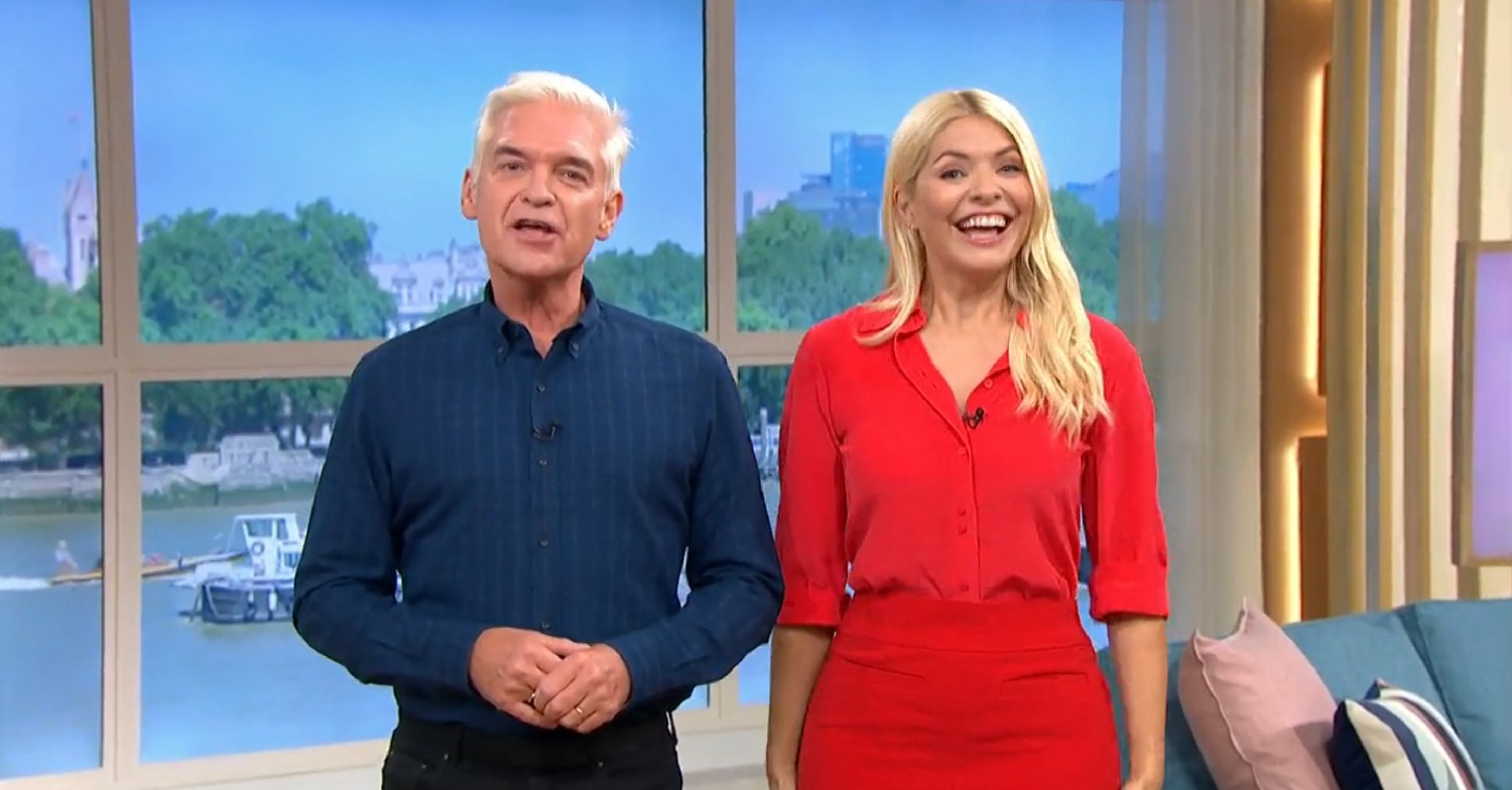 Phillip Schofield and Holly Willoughby on This Morning today 