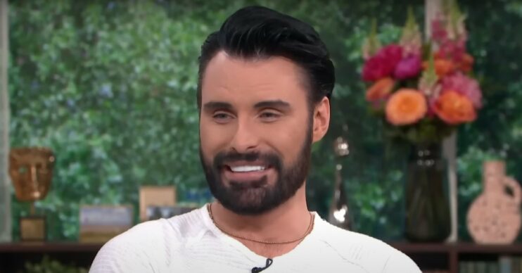 Rylan Clark smiling on This Morning