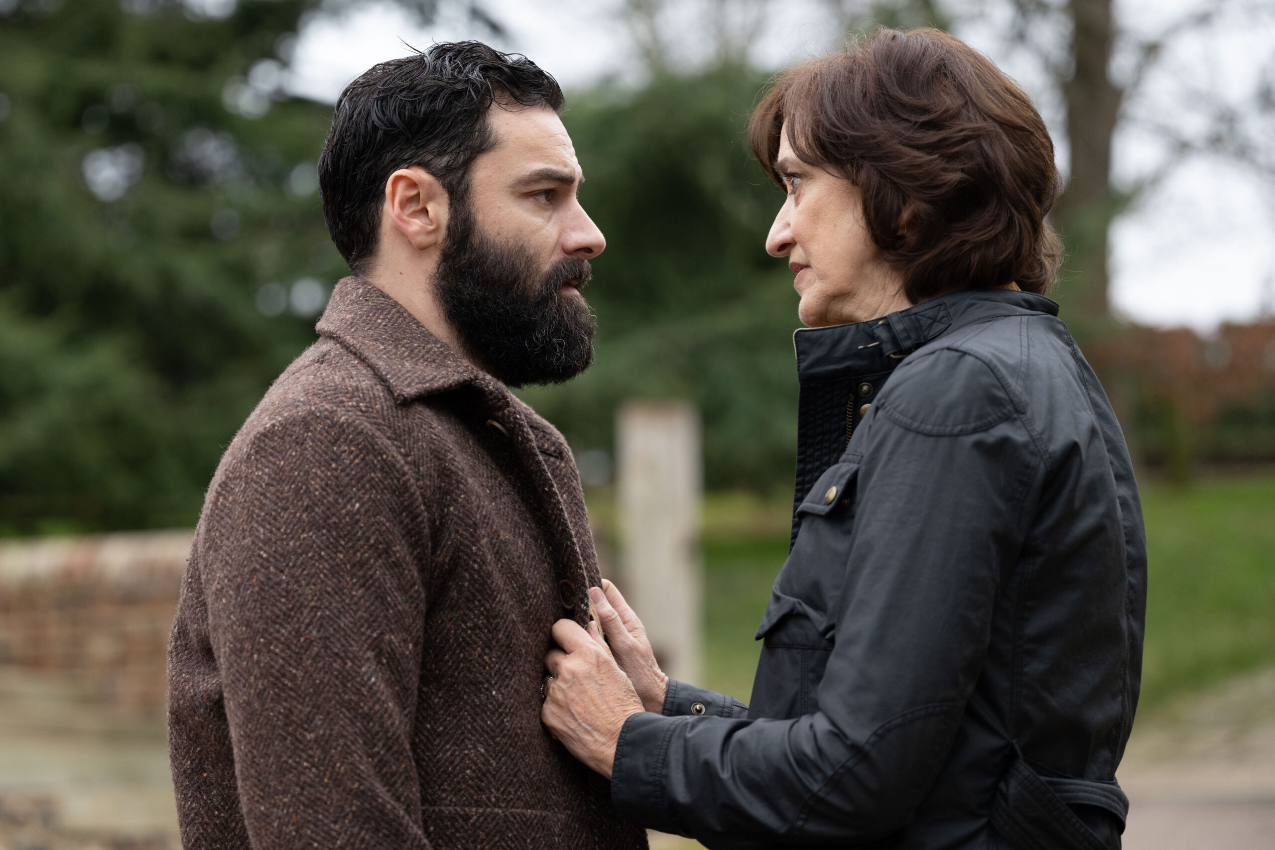 Joe in The Suspect with his step-mum Ann looking anxious