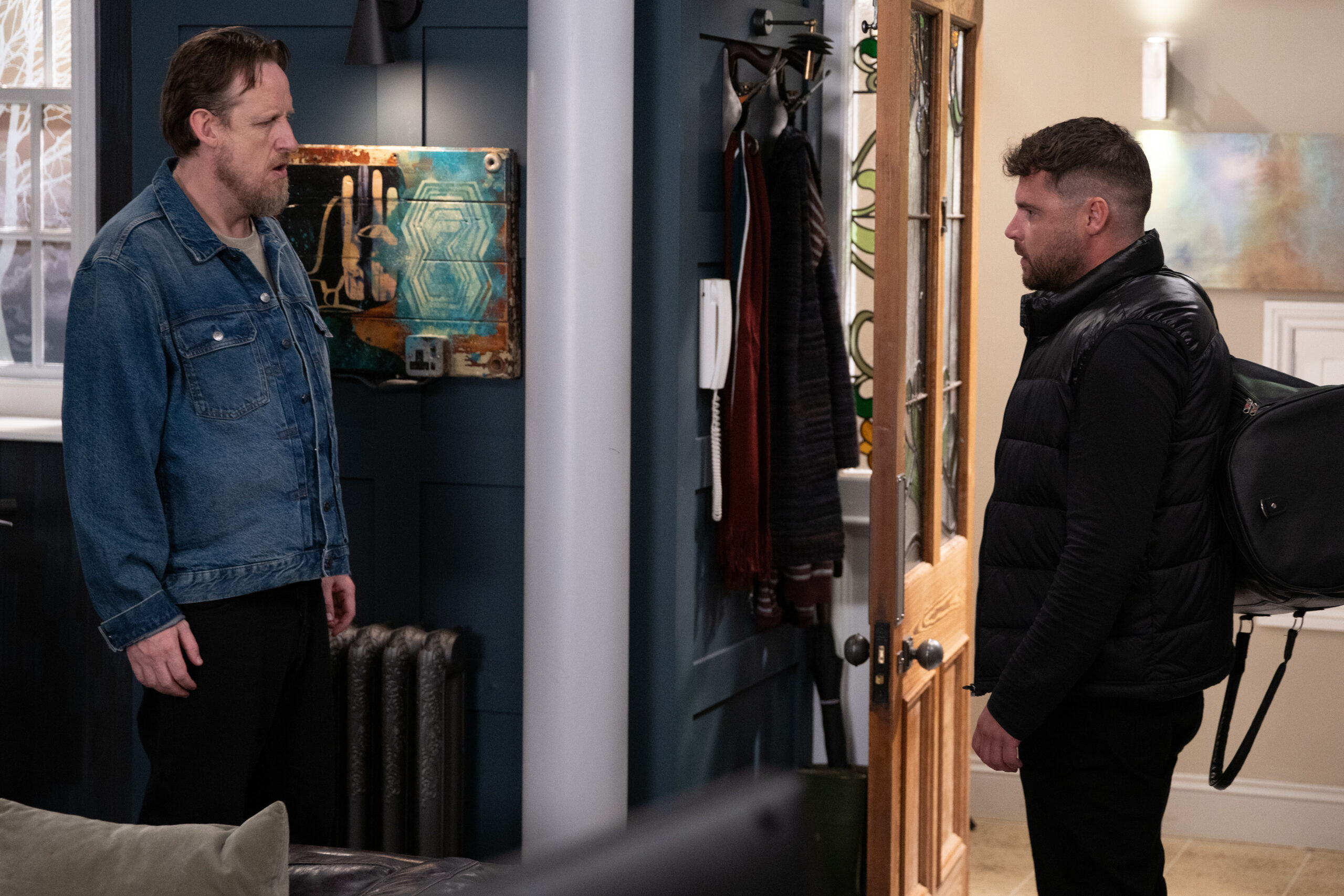 Emmerdale Aaron Dingle comes face to face with Terry
