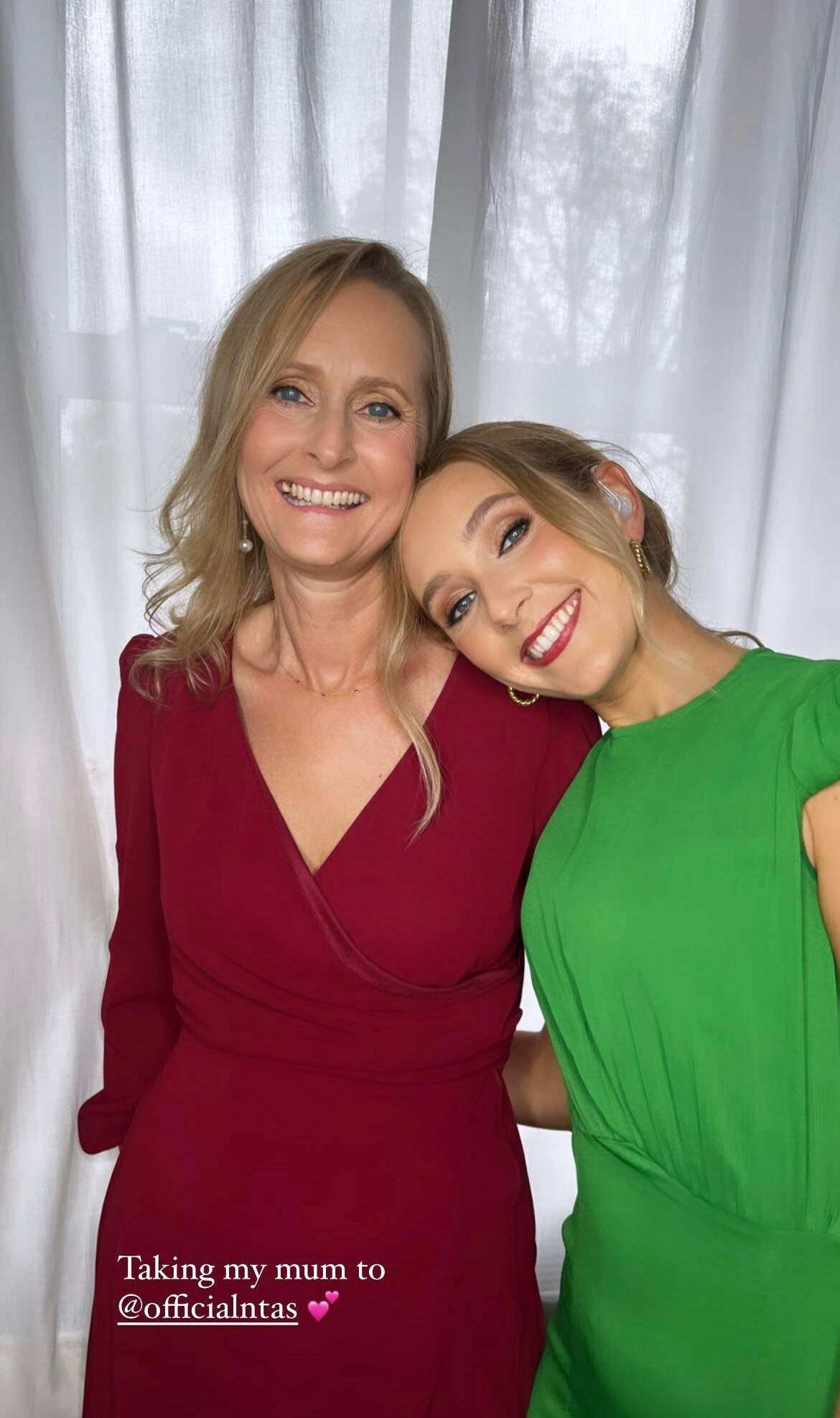Rose Ayling-Ellis with her mother Donna on Instagram