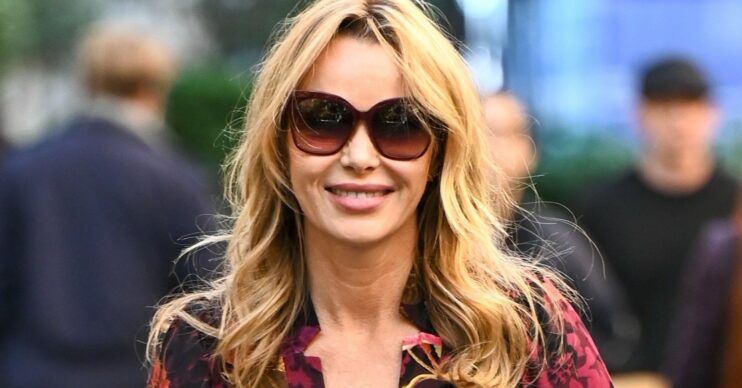 Amanda Holden in London smiling