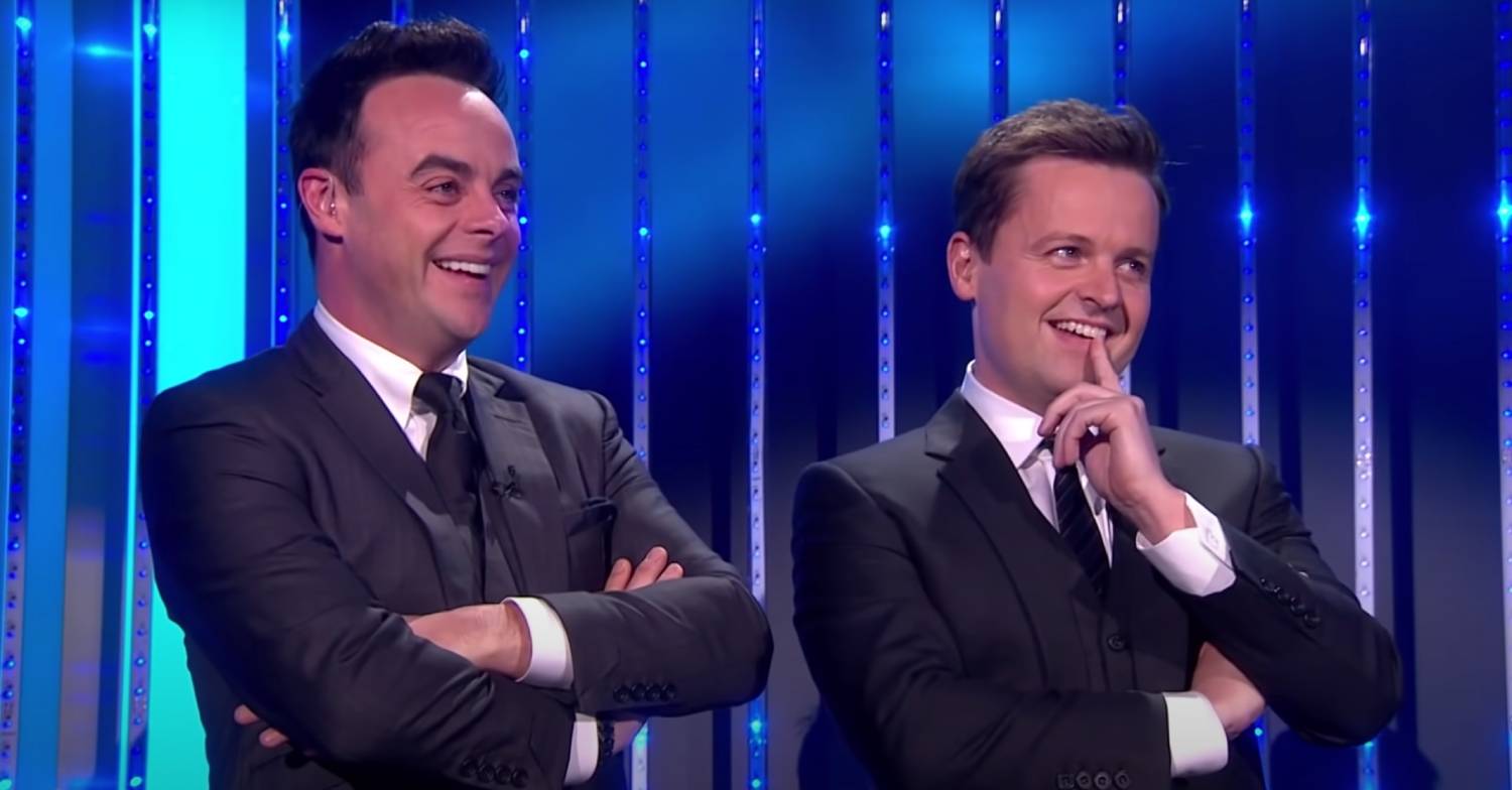 Ant and Dec smile on BGT