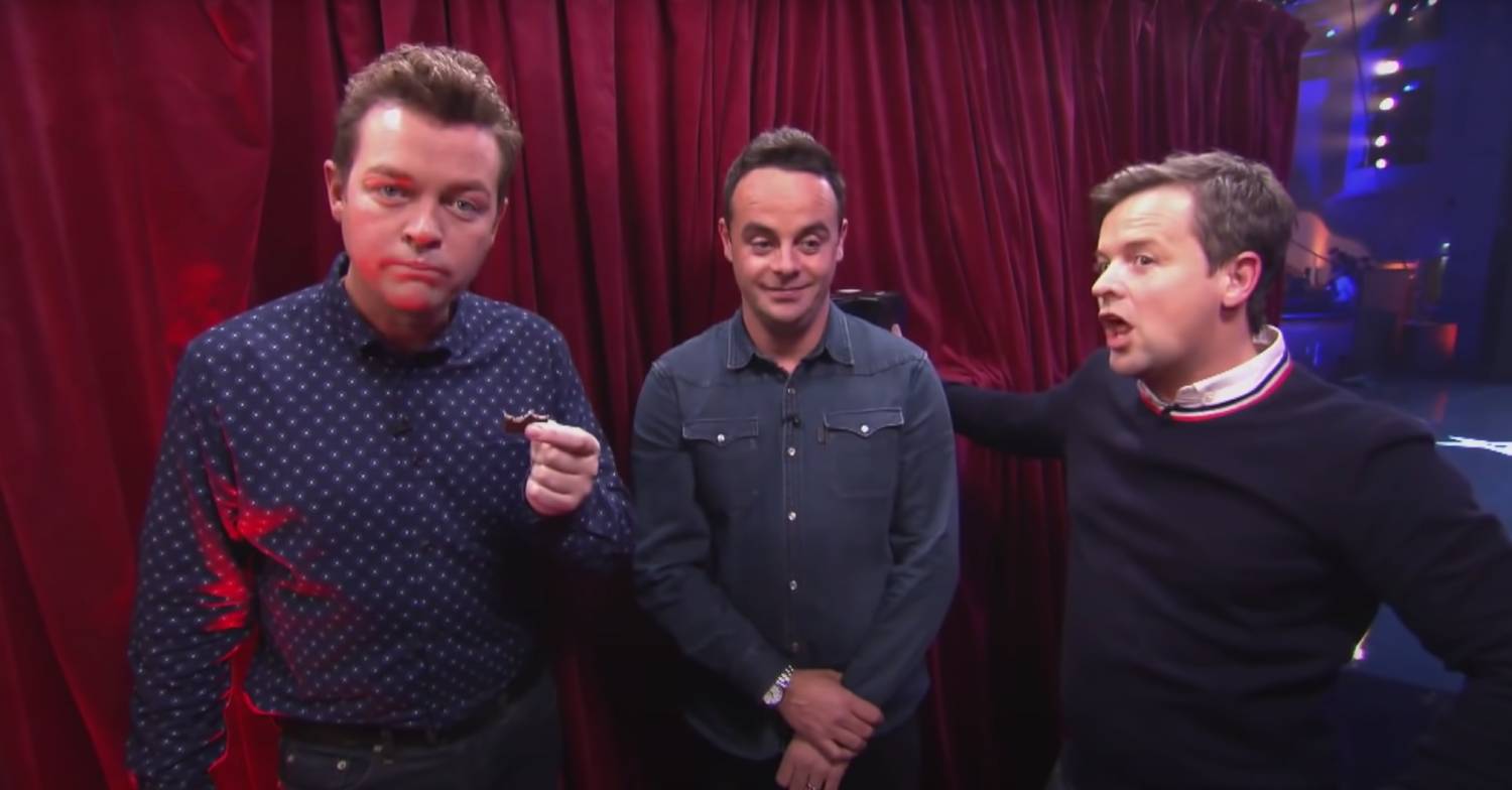 Ant and Dec lark around with Stephen Mulhern on BGT