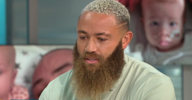 Ashley Cain on GMB looking sad