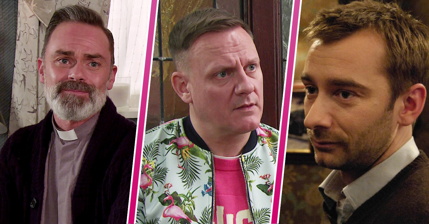 Billy, Sean and Marcus in Coronation Street