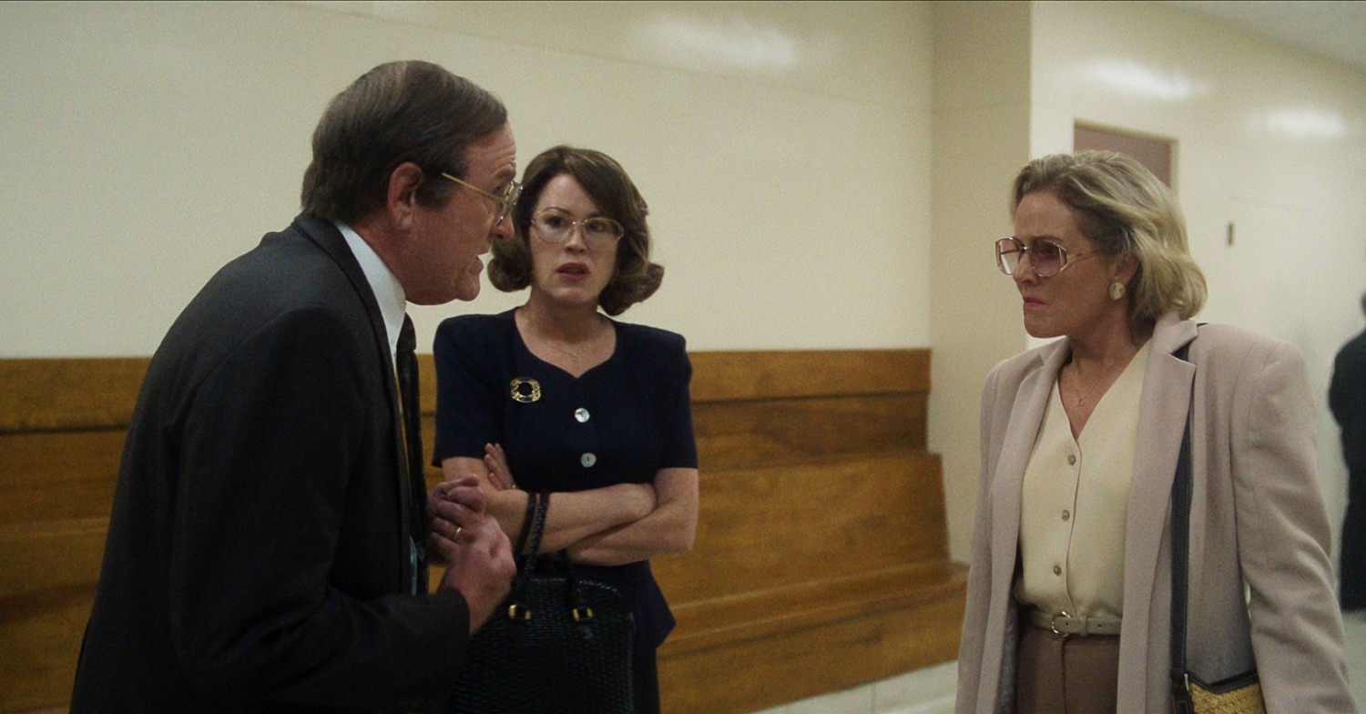 Penelope Ann Miller and Richard Jenkins arguing in Monster: The Jeffrey Dahmer Story
