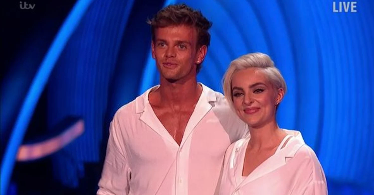 Regan Gascoigne and Karina Manta on Dancing On Ice 2022 